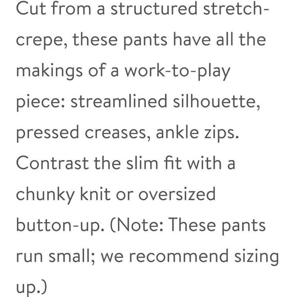 Malene Birger Lisaboa Trousers Danish size 34 conversion size 2-4 - Picture 9 of 11